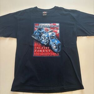 Vintage Harley Davidson motorcycle Edmonton shirt
